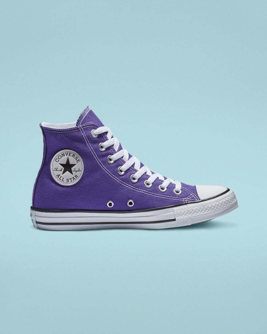 Tenis Converse Chuck Taylor All Star Classicos Cano Alto Feminino Roxo | PT B0T5173